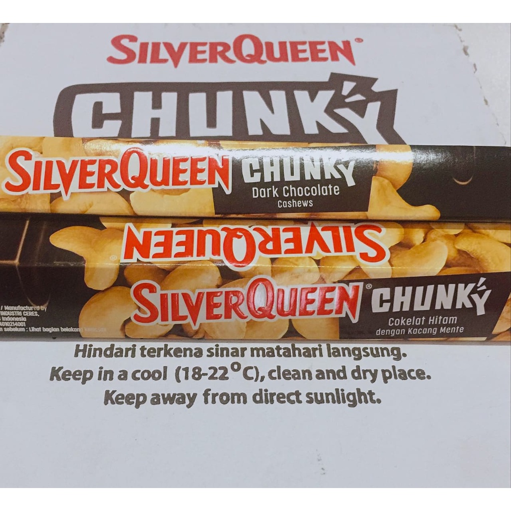 Cokelat SilverQueen CHUNKY Bar - Varian Rasa