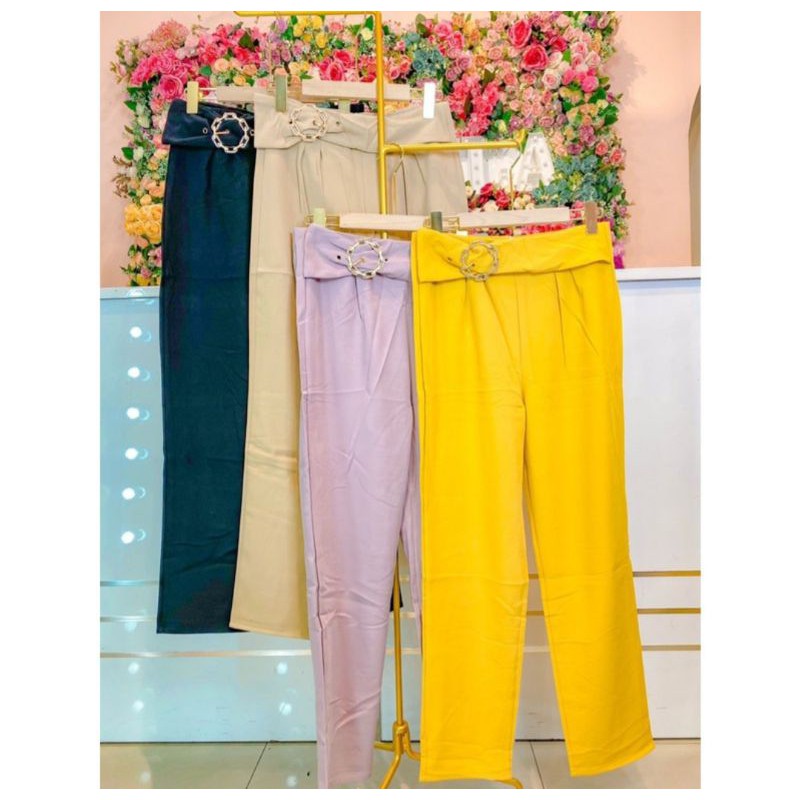 NATALIA PANTS by Fadlinasalsa / CELANA RANTAI VIVORIE / CELANA PREMIUM IMPORT