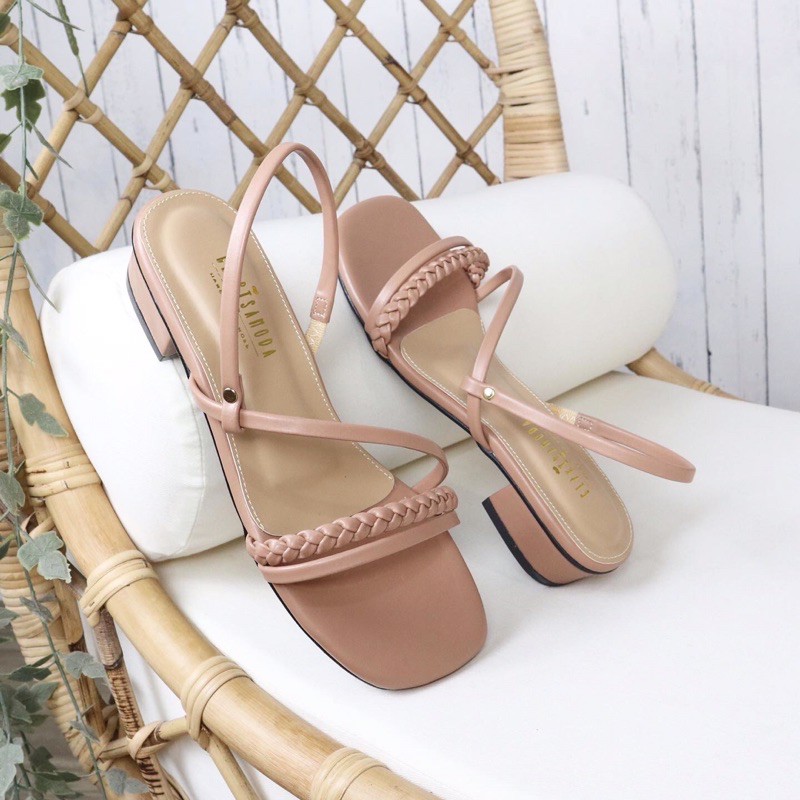 GLARISAMODA Kadita Heels 3cm / Heels Kepang Normal To Big Size jumbo