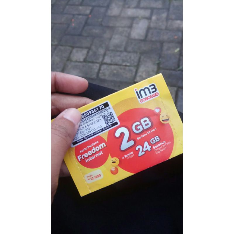 KARTU PERDANA iM3 KUOTA 2GB/30 HARI