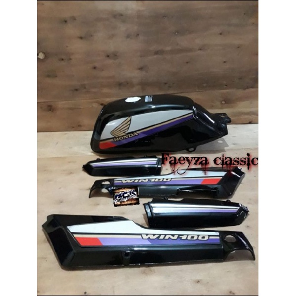 Tangki plus cover body sett Honda win 100 model Sie Doel anak Betawi.