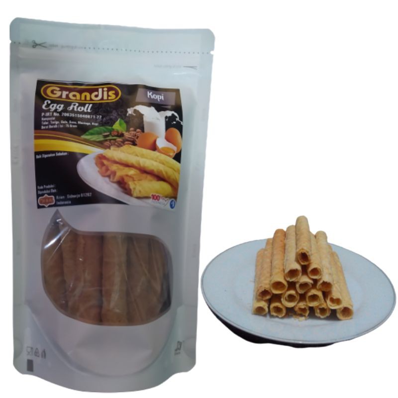 

Grandis Kue Egg Roll Kopi 75 g