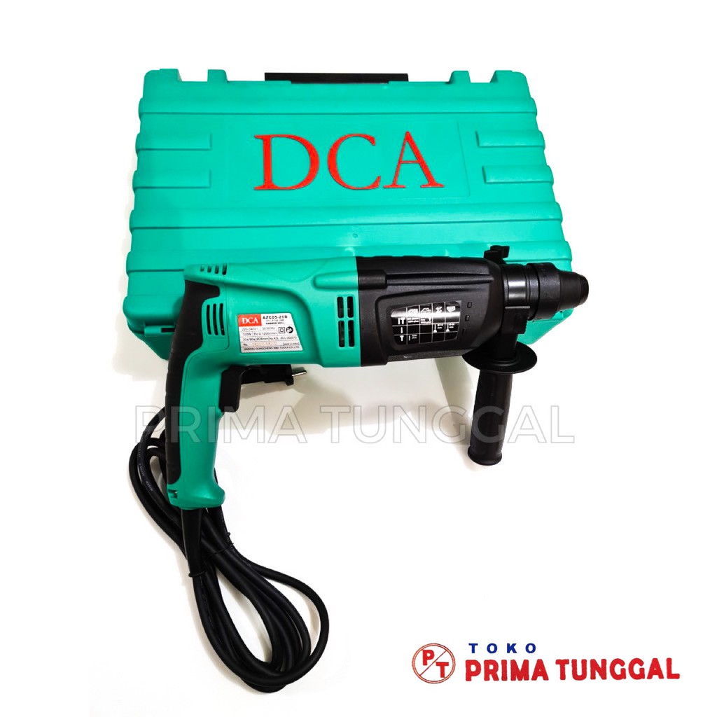Mesin Rotary Hammer DCA Bor Bobok Hammer Drill AZC05-26B 3 Fungsi
