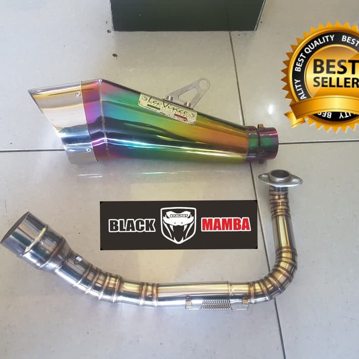 axs245 Knalpot ADV 150 Fullsystem Leovince Cobra Rainbow