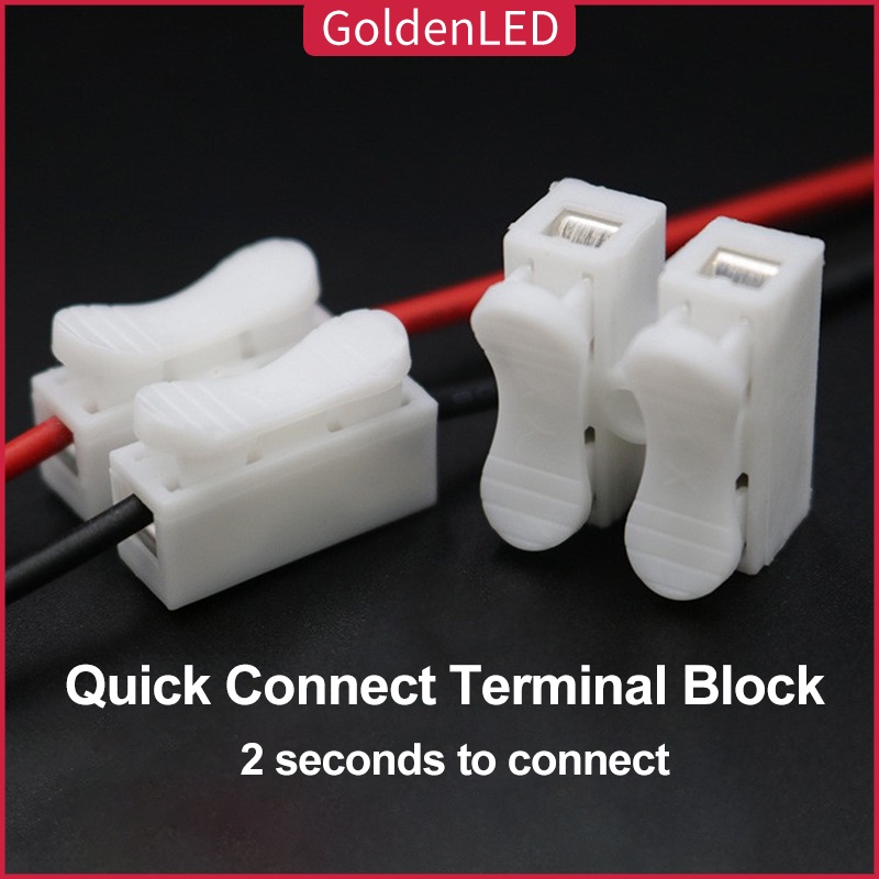 Golden LED Quick Connect Terminal Block 100W