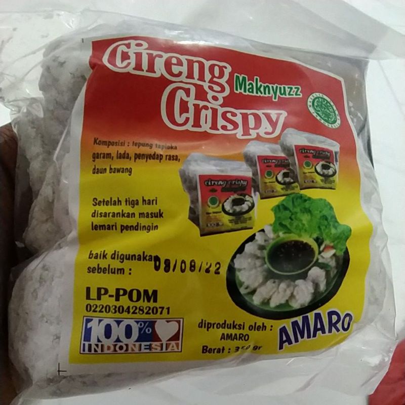 

Cireng crispy bumbu rujak