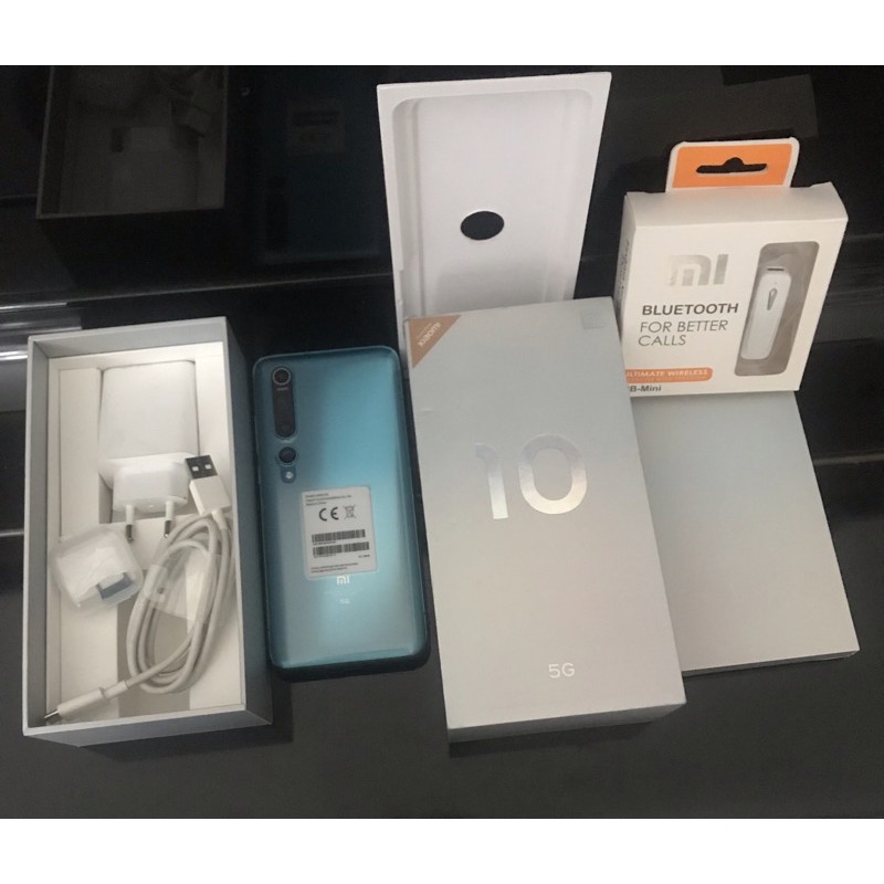 Mi 10 RAM 8/256  5G ex Garansi Resmi