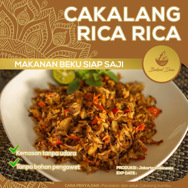 

FROZEN FOOD “Ready to cook” Cakalang Rica Rica 200gr