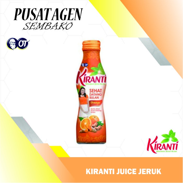 KIRANTI ORANGE JUICE DATANG BULAN 150 ML JUS JERUK MEREDAKAN NYERI MENSTRUASI PELANCAR HAID 150ML