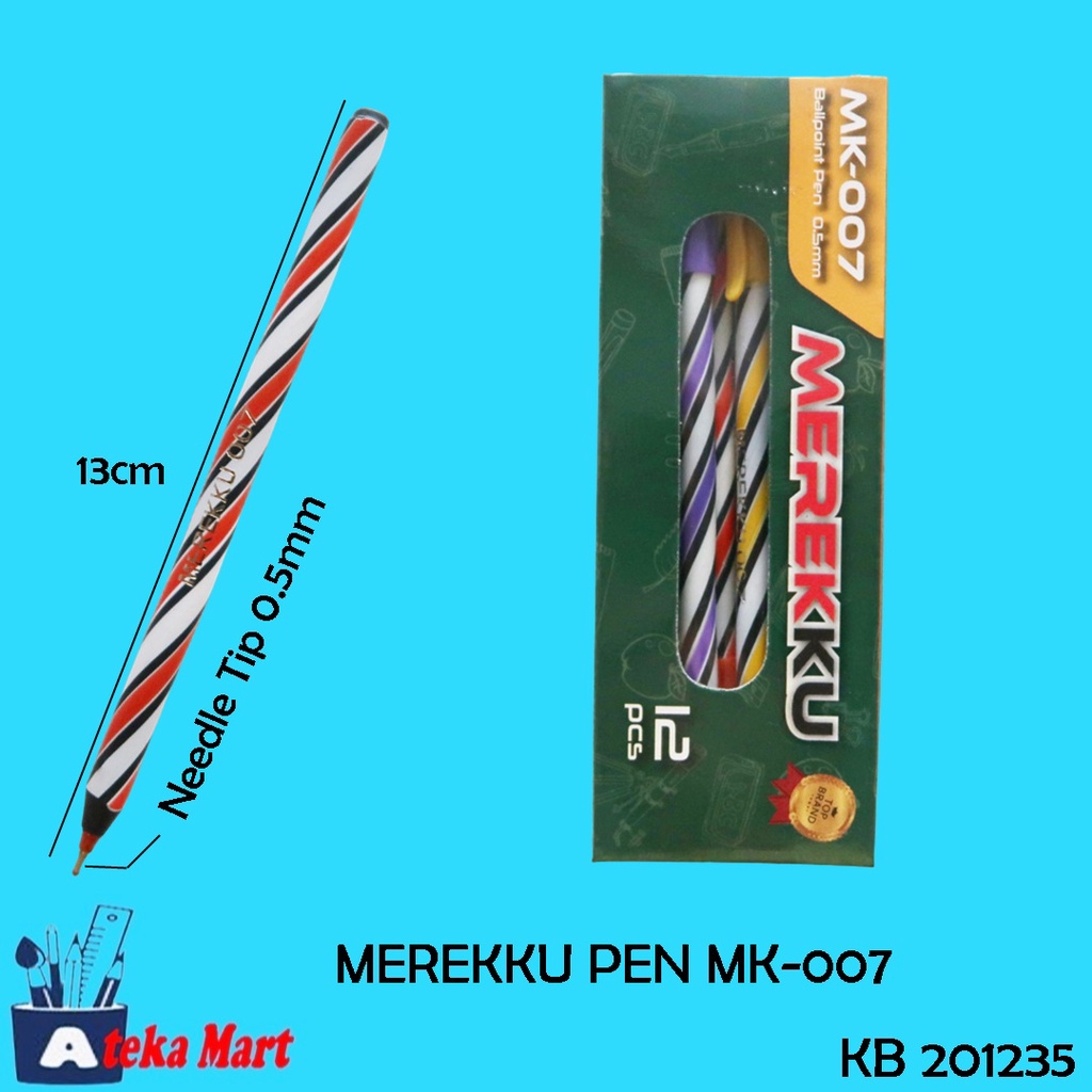 

[LSN/12PCS] MEREKKU PEN LILIN MK-007