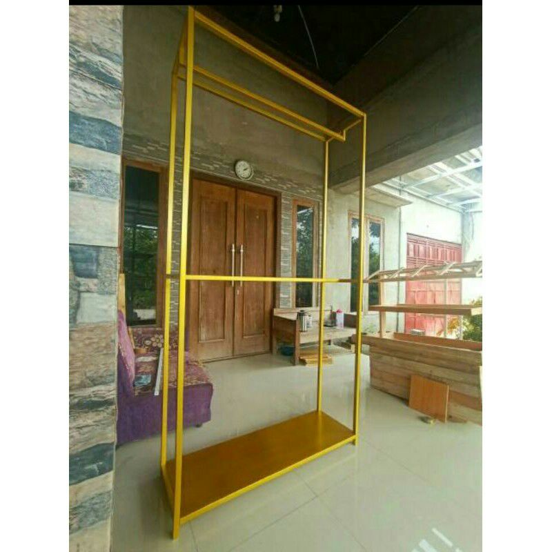 Gawangan Baju/ Rak Baju Gantung/Gawangan Baju Distro/ Custom Rak Baju