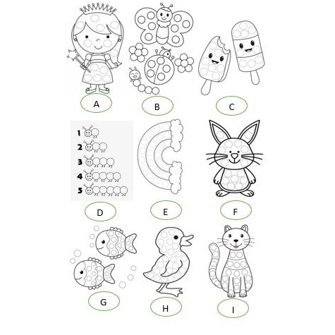 Aktivitas Menempel Dot Anak, Dot Sticker Activities DIY