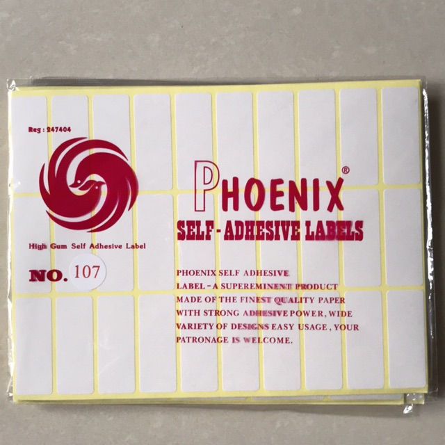 Stiker Label Harga Phoenix 103 107 109 110 111 112 113 121 123 135 Shopee Indonesia