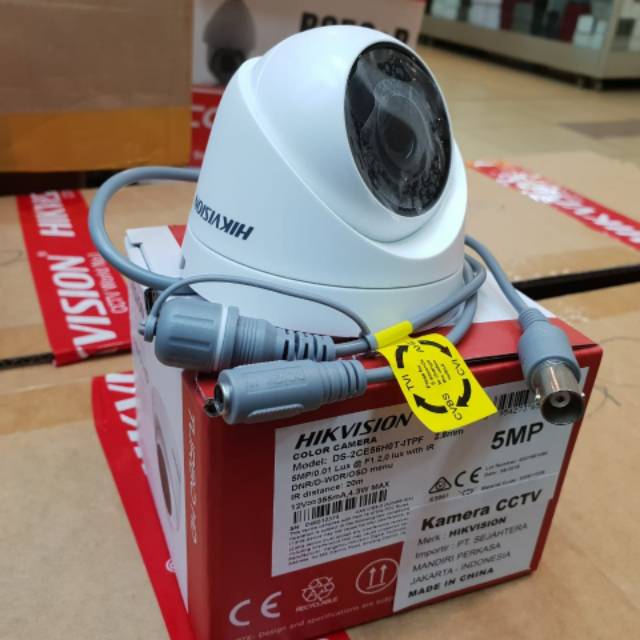 Paket cctv hikvision 8ch 5mp 2560p hd ultra 4k komplit tgl pasang