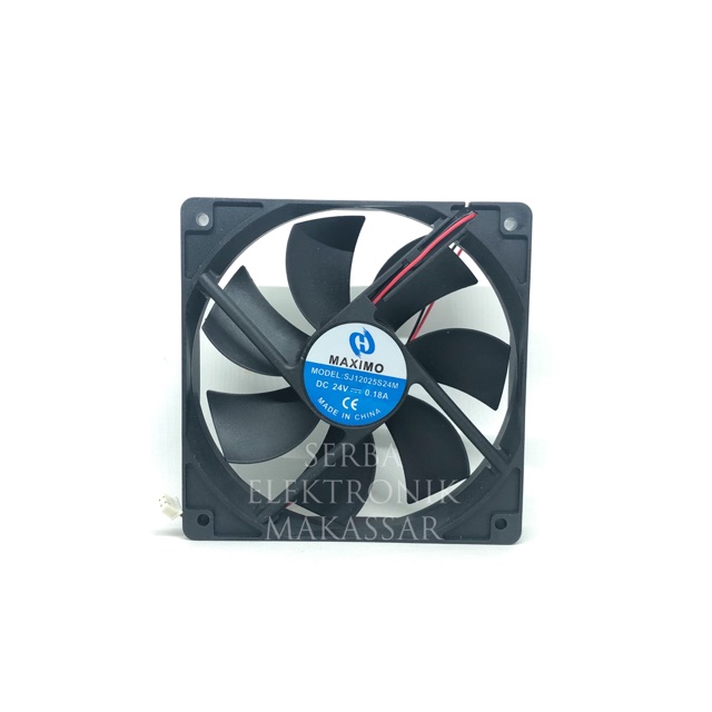 Kipas Panel Fan DC24Volt Merk Maximo 12cm