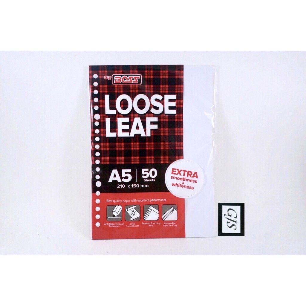 

Loose Leaf Big Boss A5 Polos isi 50