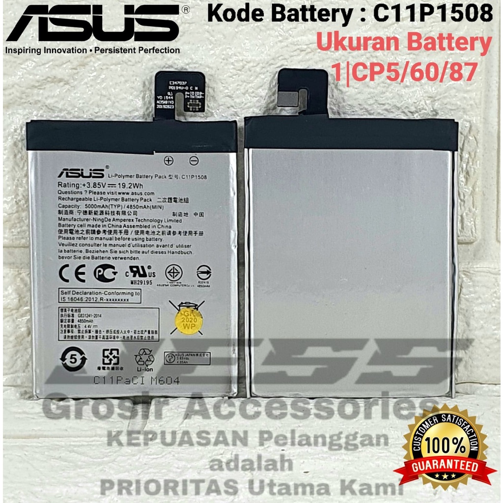 Baterai Original ASUS Zenfone Max ZC550KL C550KL Z010D Z010AD Kode Battery C11P1508