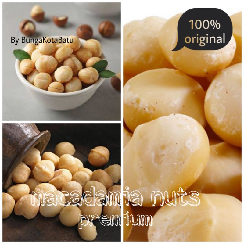 

Kacang Macadamia Kupas Siap Makan 500gram