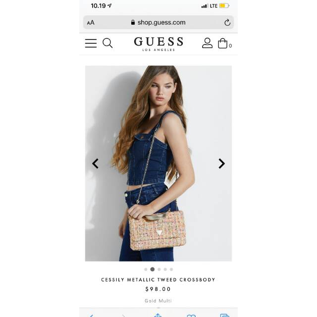 CHELLSARTASTORE : GuessRyan Shoulder Crossbody Rajut Bag