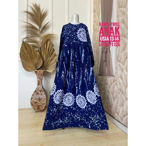 Gamis anak  Twill Ori | Gamis anak | Baju anak tanggung