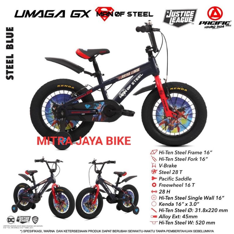 SEPEDA BMX 16 PACIFIC UMAGA JUSTICE LANGUE
