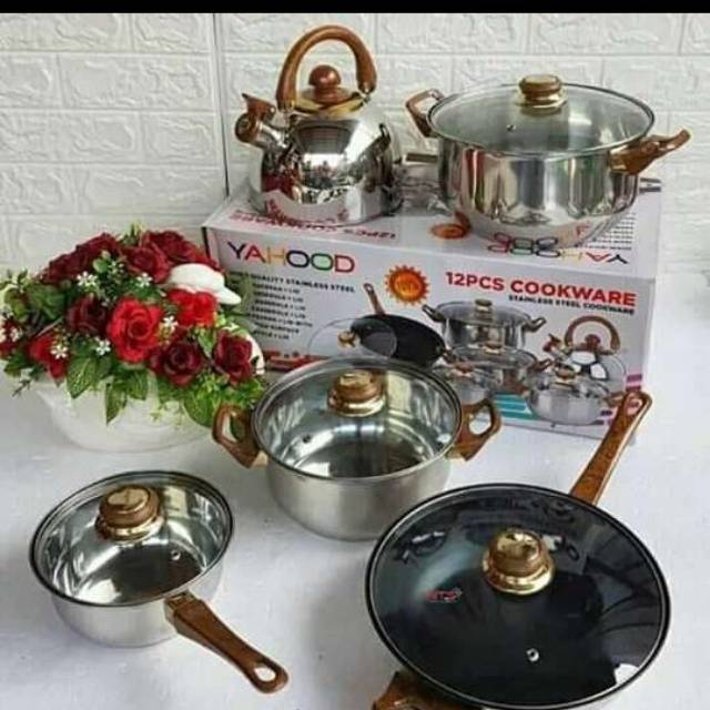 Cookware set yahood 12pcs