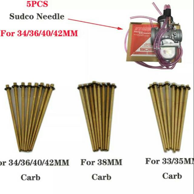 per 5pcs jarum skep karburator pwk sudco
