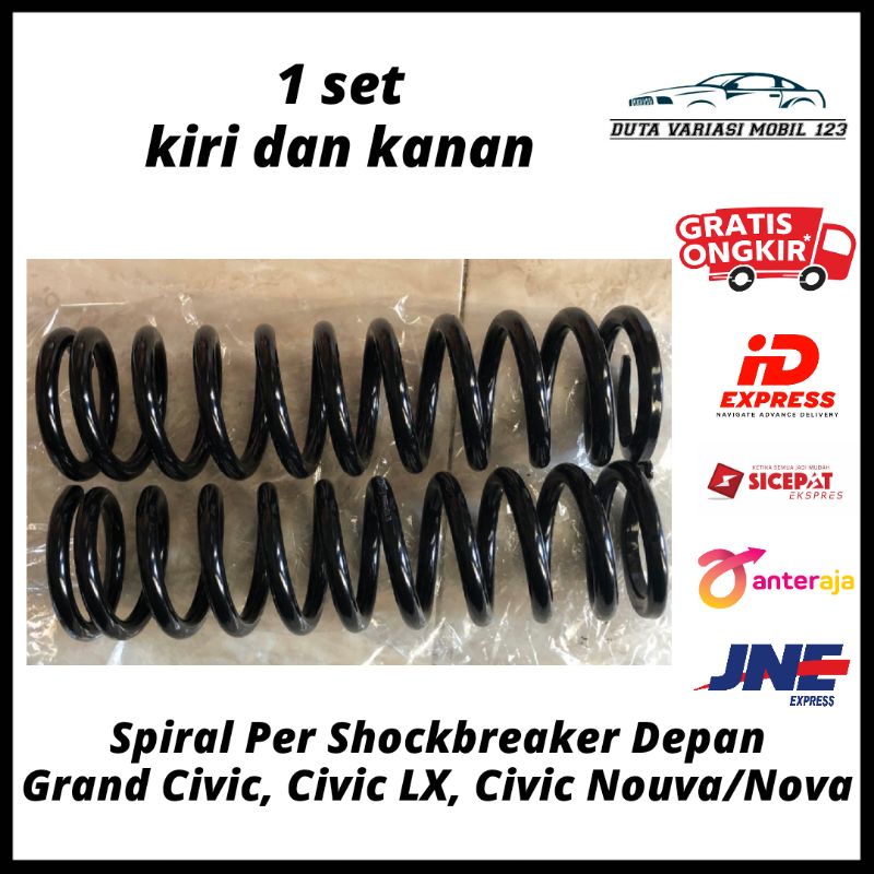 Spiral Per Shockbreaker Shock Breaker Depan Grand Civic, Civic LX, Civic Nouva/Nova
