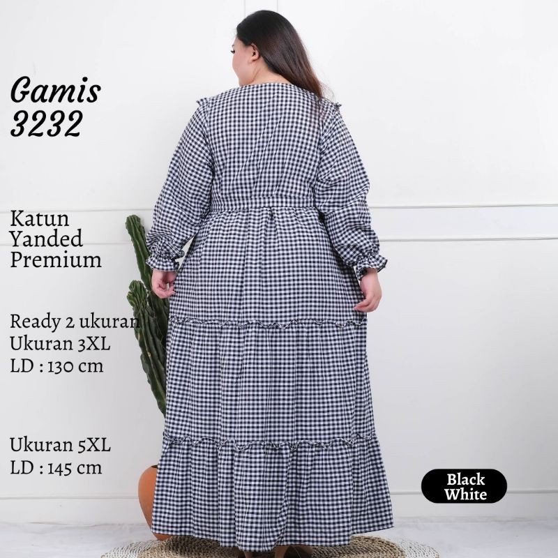 Gamis Kotak Super Jumbo 3232,Ld 130 &amp; 145 cm