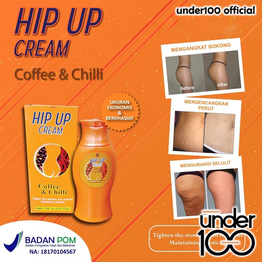 ❤ UNDER100 ❤ SYB Hip Up Cream Coffee &amp; Chili | Cream Tubuh | Cream Pengencang Kulit (✔BPOM)