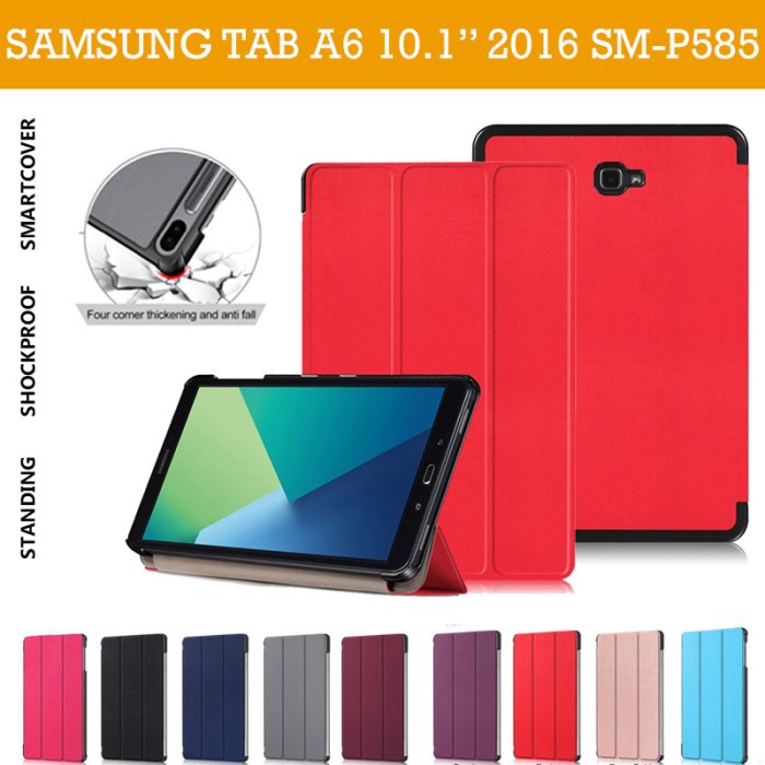 Samsung Galaxy Tab A6 A 2016 10.1 inch SM-P585 P585Y S-pen Flipcover Bookcover Flipcase Case Casing