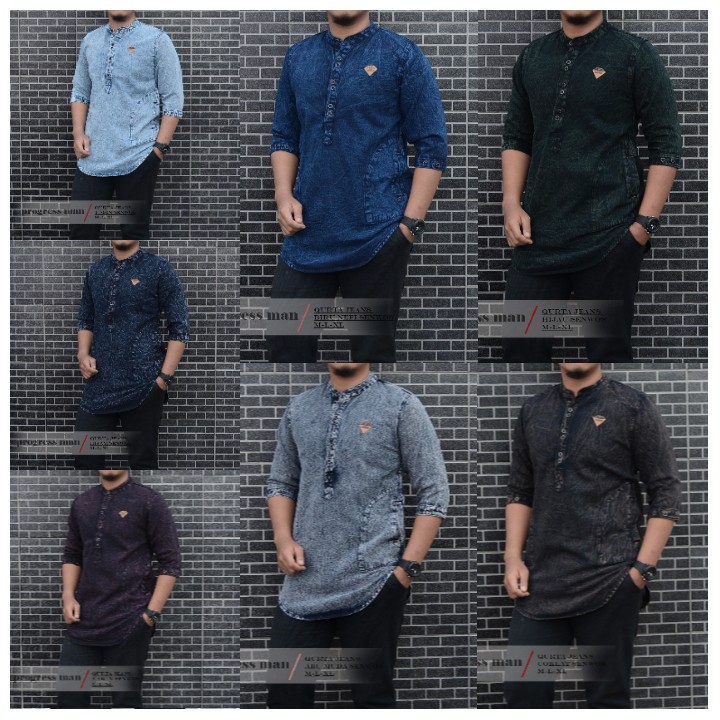 Baju Koko Jeans / Koko Qurta Pakistan / Koko Denim Polos
