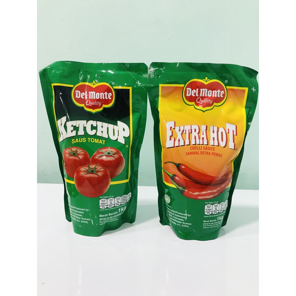 

DELMONTE SAOS SAMBAL DAN TOMAT 1KG / SAOS SAMABL TOMAT POUCH 200GR