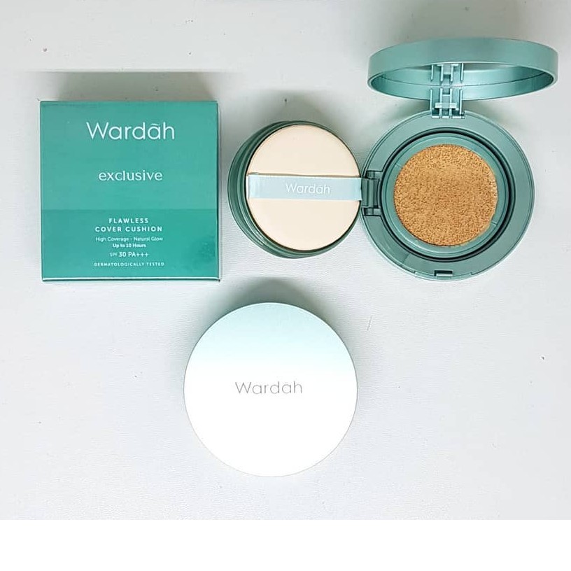 Wardah Exclusive Flawless Cover Cushion 15 G Shopee Indonesia