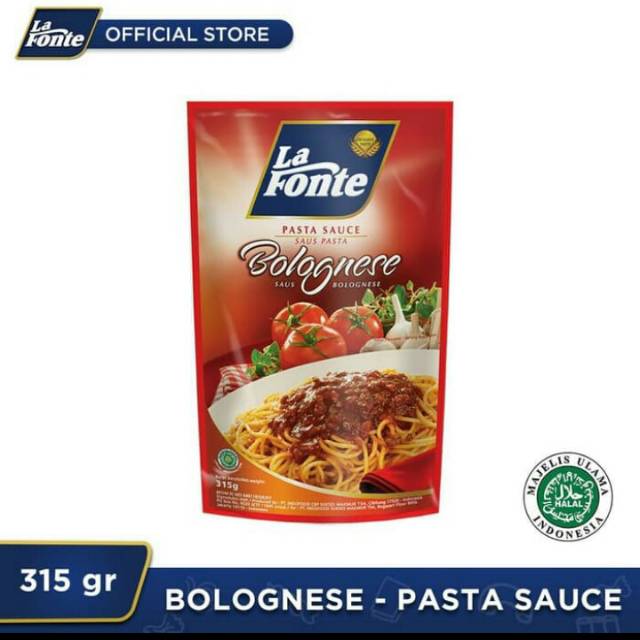 

Lafonte saus pasta dan spagetti 315gram