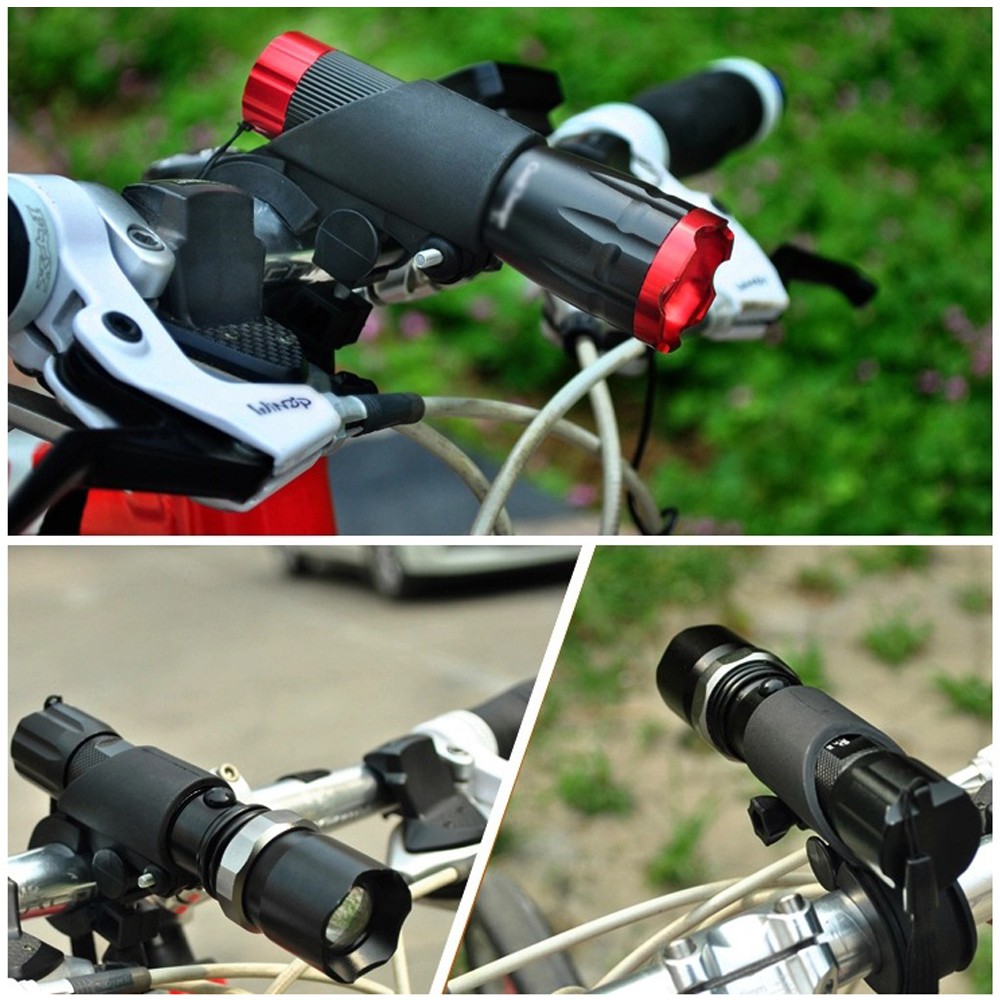 YGRETTE - TaffLED Gun Bike Bracket Mount Holder for Flashlight dudukan senter sepeda