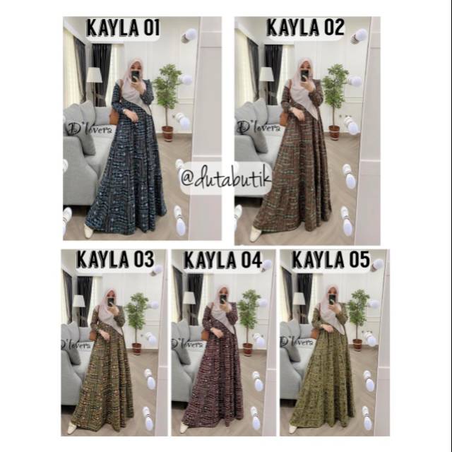 DLOVERA KAYLA DRESS 100%ORI by DLOVERA