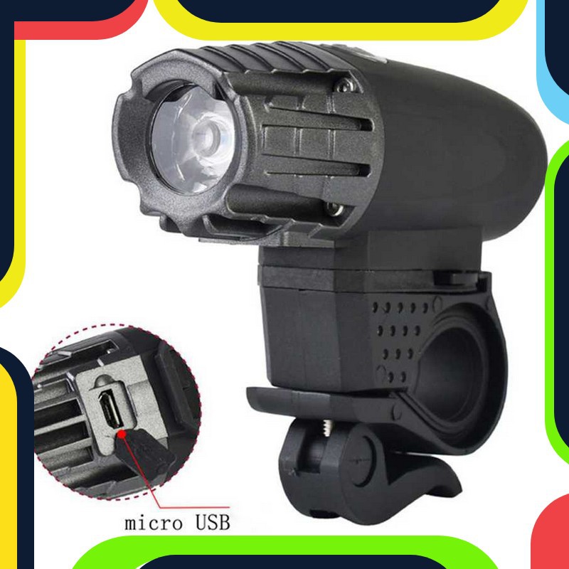 Bayar Ditempat Lampu Sepeda USB Rechargeable LED XPG - 2256