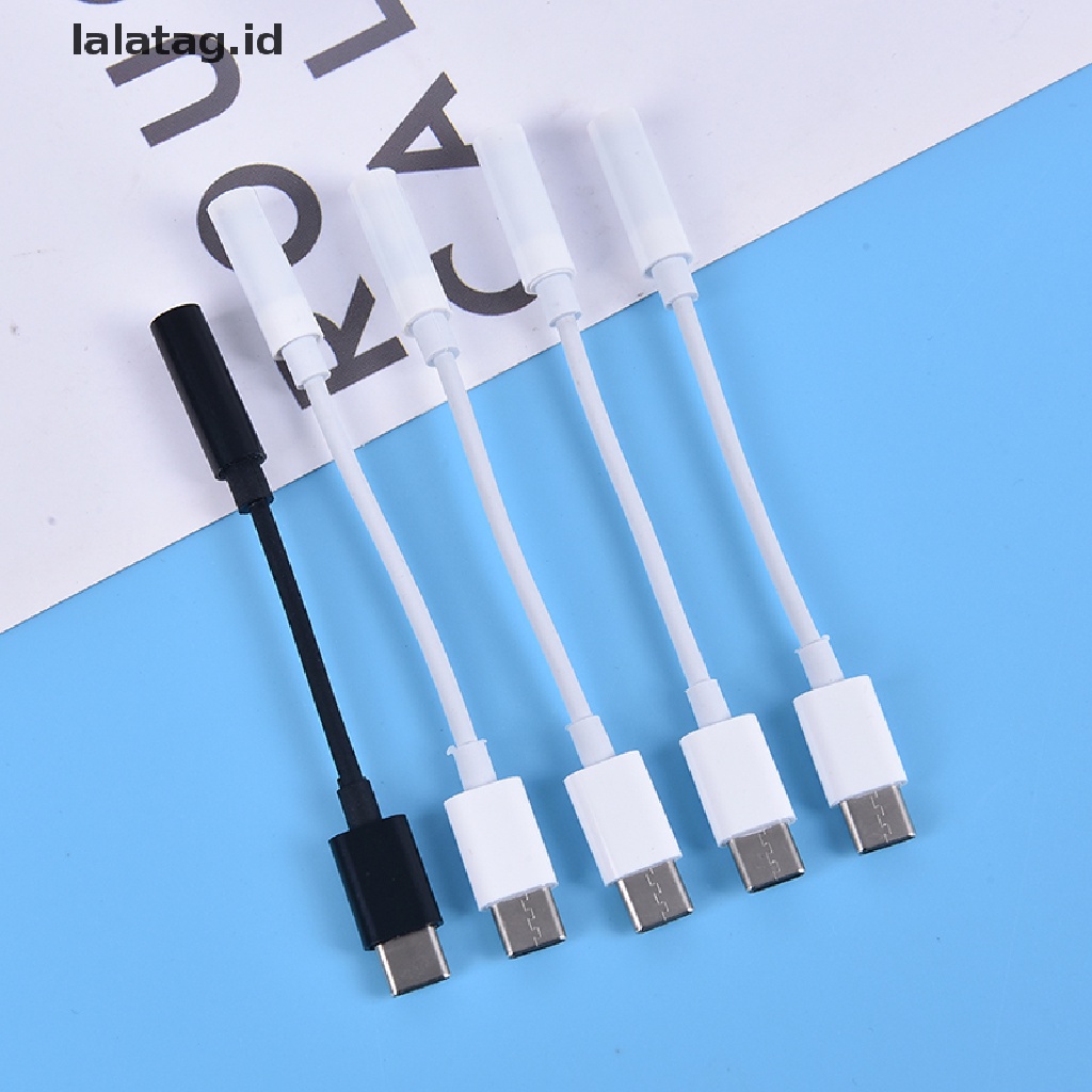 (Flyag) Kabel Adapter USB Tipe-C Ke Jack Audio Aux 3.5MM Untuk Earphone / Headphone