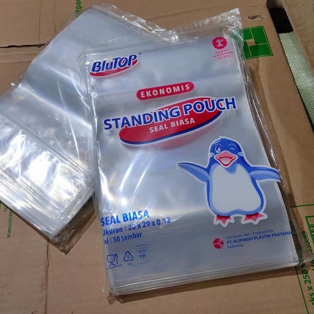 standing pouch 20x29 cm | Zipper | klip | plastik berdiri