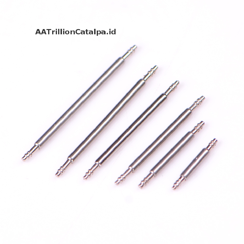 50 Pcs Alat Perbaikan Tali Jam Tangan Bahan Stainless Steel Ukuran 8-22mm