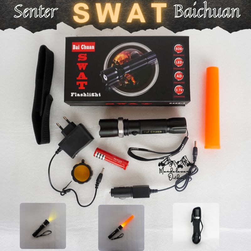 [COD] SENTER ORIGINAL SWAT POLICE 9900 watt [1 PAKET] SUPER TERANG