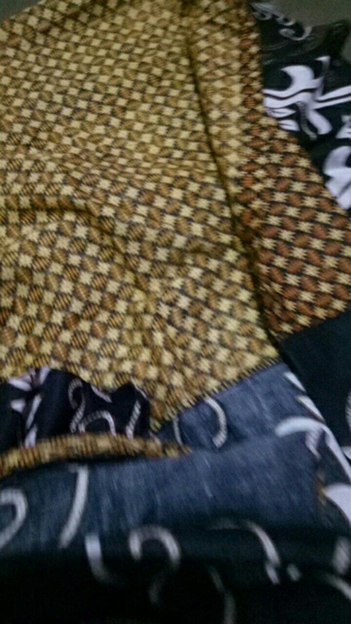 Gamis Batik Modern Murah Katun Halus Kombinasi Truntum, Ori Gamis Batik Pekalongan Big Size Jumbo