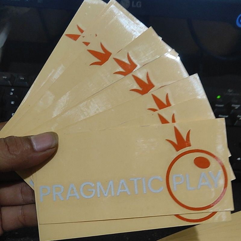 stiker PRAGMATIC PLAY stiker motor yang lagi viral