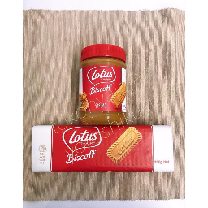 

Bundling of 2Lotus Biscoff Spread 400G+Biskuit 250G Paket