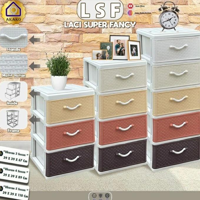 AKAKO LACI ROTAN FANCY LCR FANCY ---Ready---