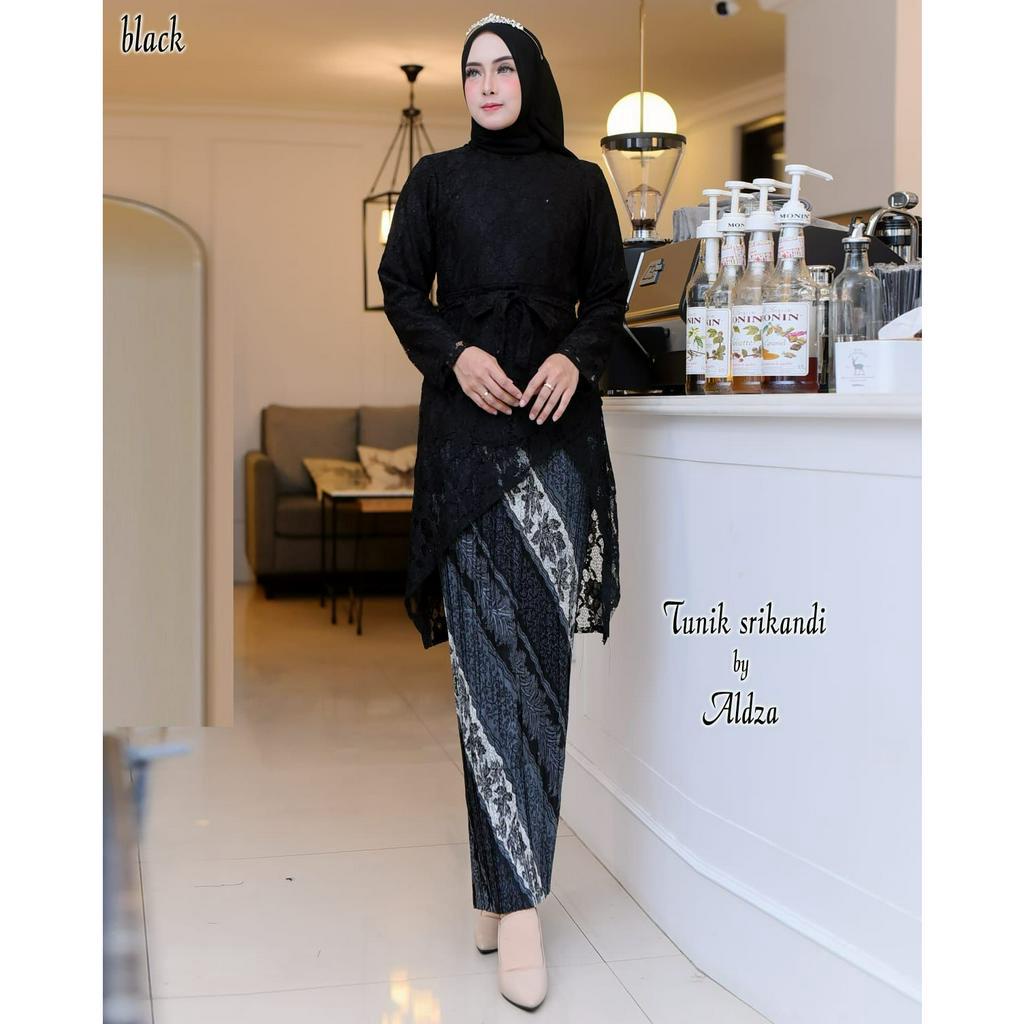 Tunik kebaya brukat srikandi | Kebaya modern | Baju outfit pesta pernikahan kondangan wisuda dan kondangan