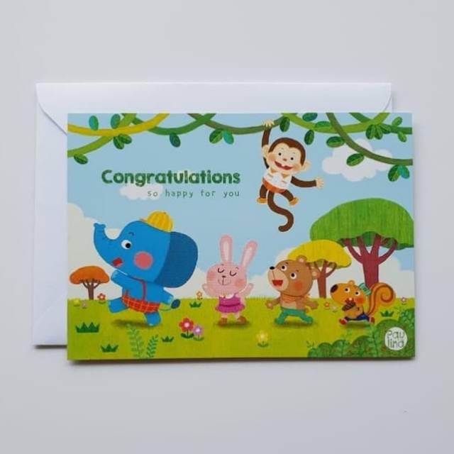 

Kartu ucapan selamat / congratulations card + amplop