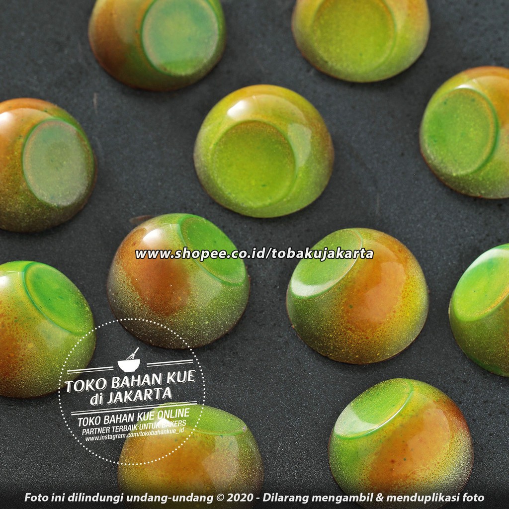 

Pure Cocoa Artisan Chocolate Coloring GREEN Cocoa Butter Pewarna Coklat HIJAU