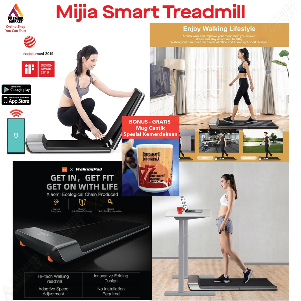 Xiaomi Mijia Walking Pad Smart Treadmill - Foldable